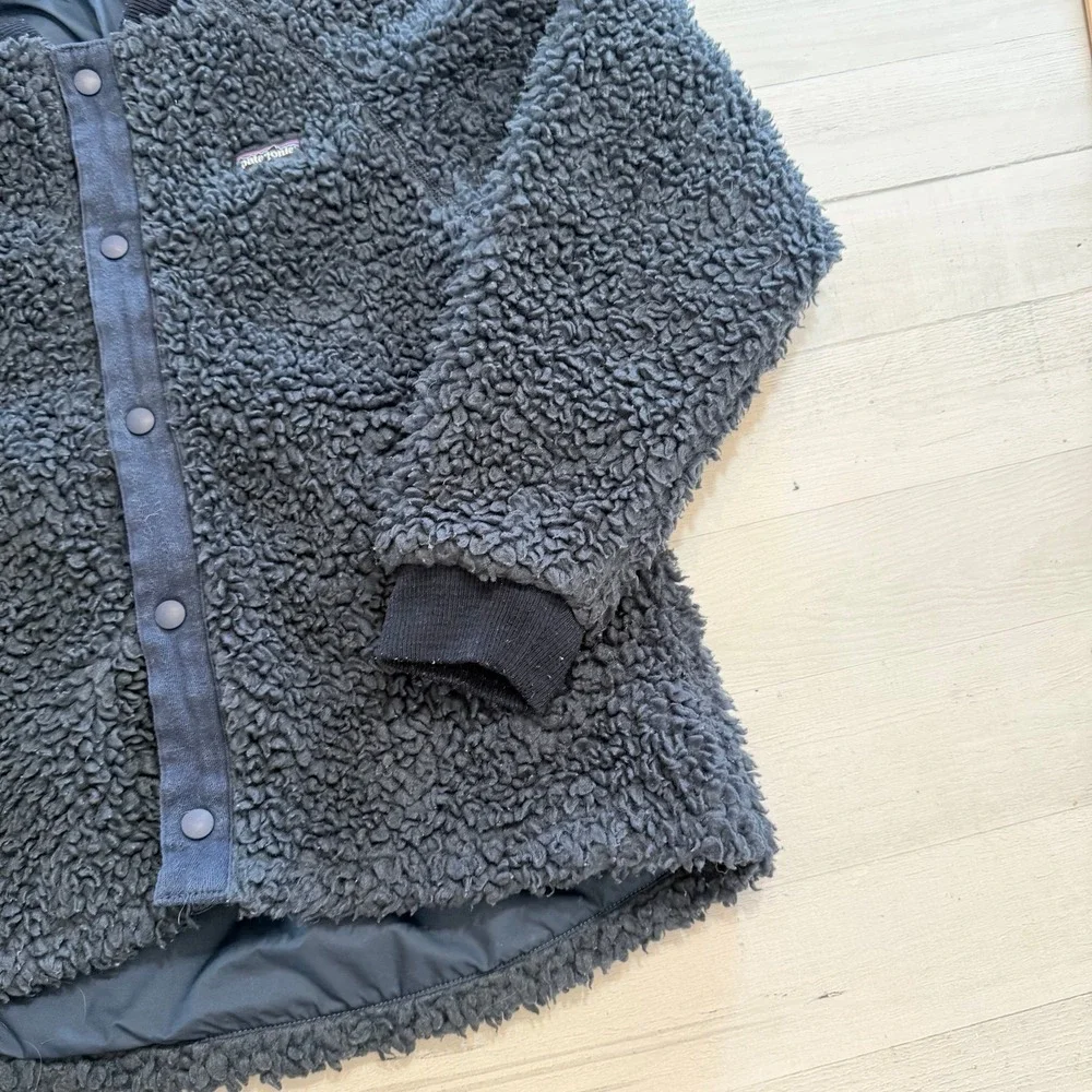 Patagonia Kids' Retro-X Bomber‎ Jacket navy blue kids size 12